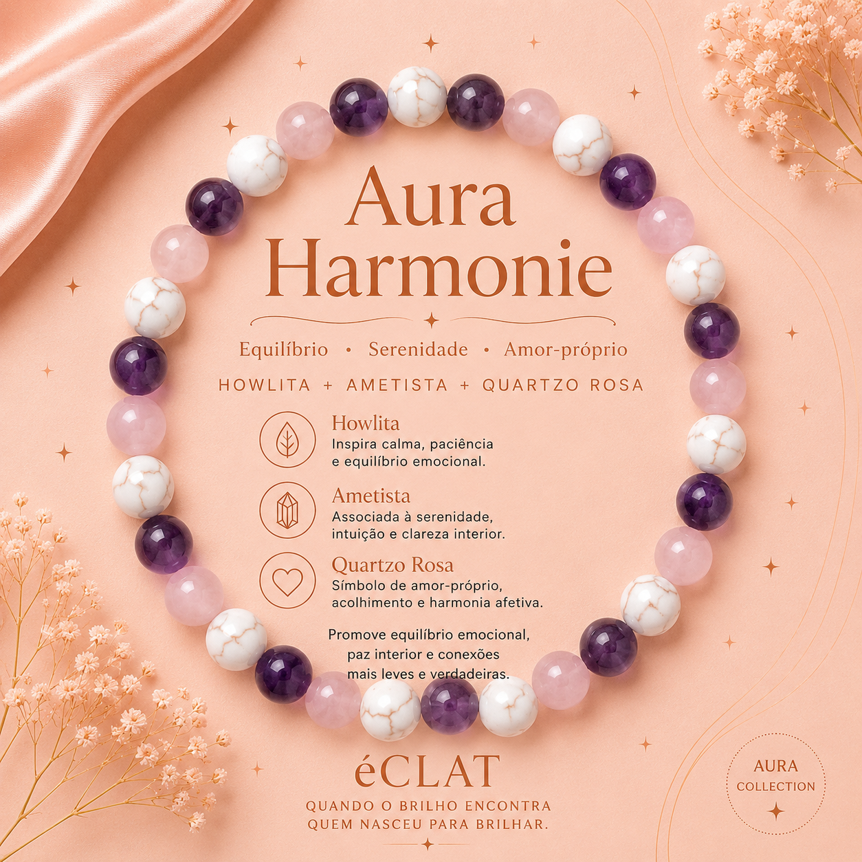 Pulseira coleção Aura