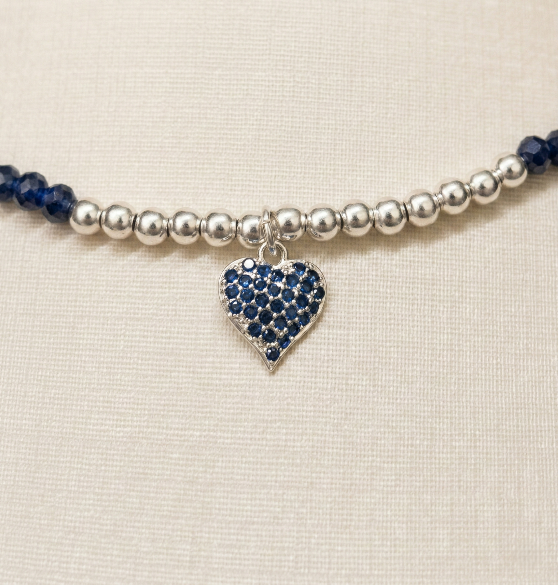 Coleção  Colar Cœur - Azul e Azul